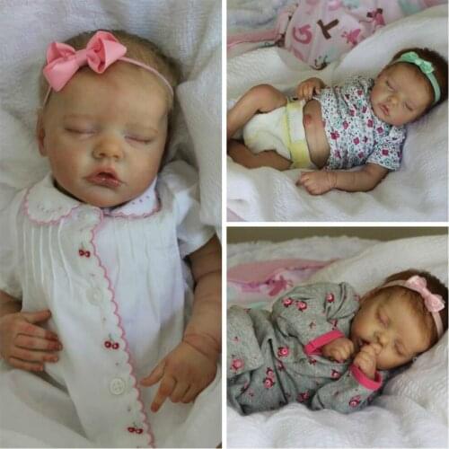 17inch reborn doll kit premie baby size TWIN B lifelike real soft touch fresh color unfinished doll parts