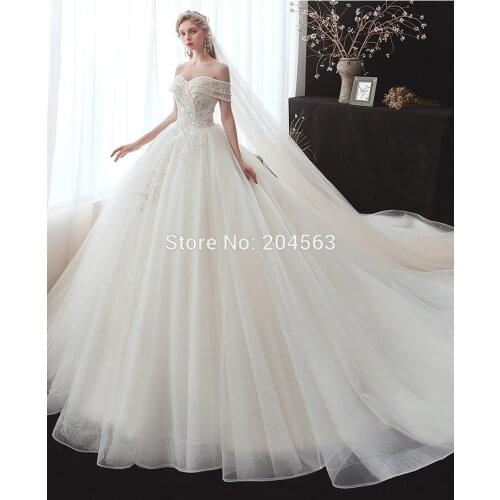 LYJ Angel's Wedding Dress Womens Off Shoulder Dresses