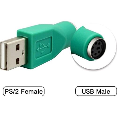USB Male To for PS/2 Female Adapter Converter Usb Connector for PC To for Sony Ps2 Keyboard Mouse