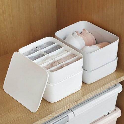 Plastic storage box bra panties and socks storage drawer type storage box underwear storage box storage box organizer box