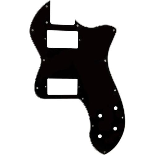 Pleroo Custom Guitar Parts - For US Player Tele Deluxe Guitar Pick guard With PAF Humbucker Scratch Plate