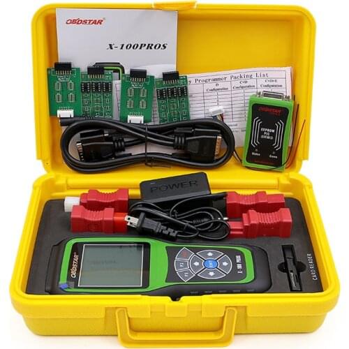 OBDSTAR X100 PROS C+D+E model Key Programmer with EEprom Adapter+IMMOBILISER+Odometer Adjustment Replace X-100 Pro