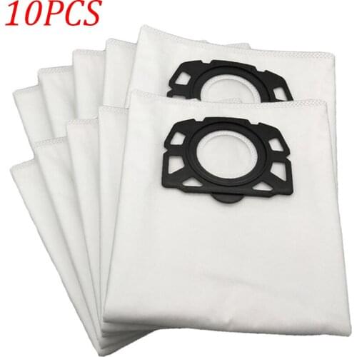 10pcs Dust Filter Bags for Karcher MV4 MV5 MV6 WD4 WD5 WD6 Karcher WD4000 to WD5999 Robot Vacuum Cleaner Part #2.863-006.0