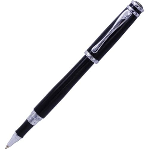 Regal 21 Montgomery Series Collection Rollerballl Pen with Smooth Refill, Noble Black Color Business Graduation Office Gift Pen