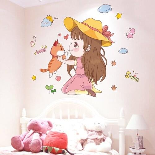 SHIJUEHEZI Cat Wall Stickers