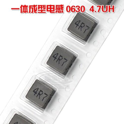 SMD Inductors 0630 4.7UH Silk Screen 4R7 Integral Forming Power Inductor High Current 7*7*3MM