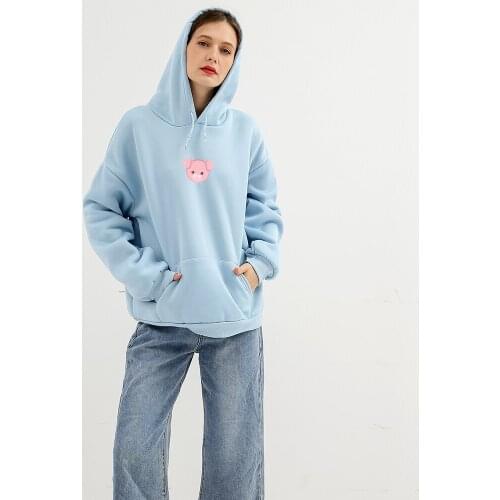 Sweatsuits for Women Pig Printed Hoodies Loose Oversize Hoodie Sweatshirt Plain Loose Fit Cute Oversized Hoodie for Fashion Cute