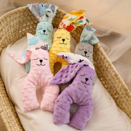 1 pc Cute Rabbit Doll Toys Baby Soft Soothing Soft Plush Comforting Towel Infant Sleep Toys Plush for Newborn Accessories