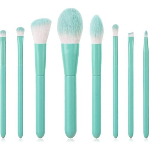 10 Piece Macaron Makeup Brush Set Private Label Wholesale