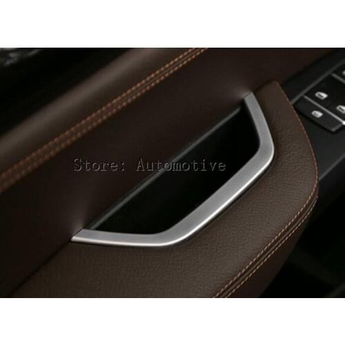 ABS Inner Drivers Door Armrest Storage Box Frame Cover For BMW X3 F25 2011-2015 1pcs