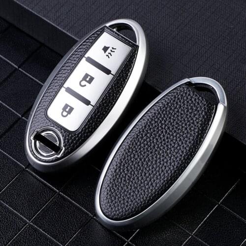 TPU Leather Car Key Cover For Nissan Sentra Altima SL FWD Kicks SR Patrol Murano Pathfinder Armada Versa Infiniti Remote Case