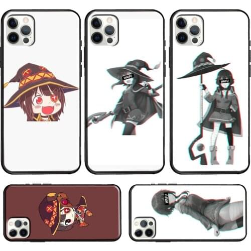 Konosuba Megumin Waifu For iPhone 11 12 Pro Max mini Case For iPhone XR X XS Max SE 2020 6S 7 8 Plus Coque