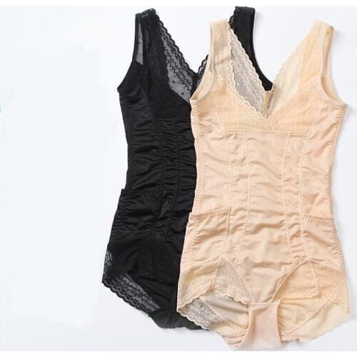 Back Take off Design Body Shaping Bodysuit Tummy Control Flat Belly Hip Push up Butt Lift Underwear Body Shaper Lace Corsets