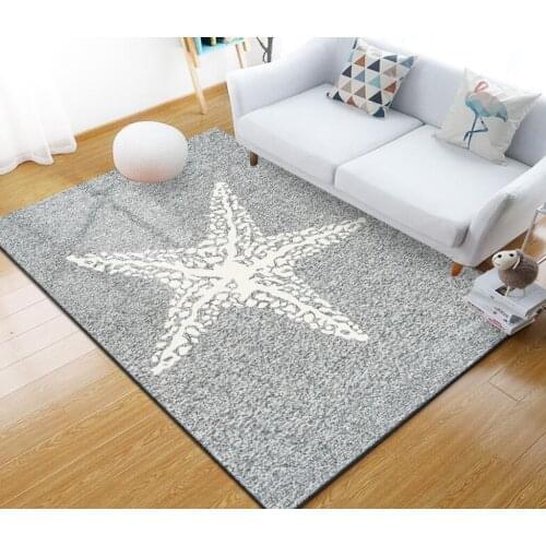 Nordic Style Abstract Art Carpeted Living Room High Quality Geometric Carpeted Custom Coffee Table Sofa Floor Decorative Mat Rug