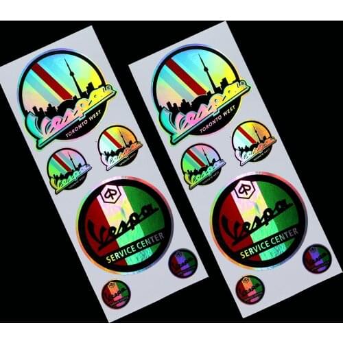 Laser Rainbow Decals For PIAGGIO VESPA GTS GTV LX LXV LT PX PRIMAVERA 50 125 150 200 250 300 300ie Decals Motorcycle Vinyl