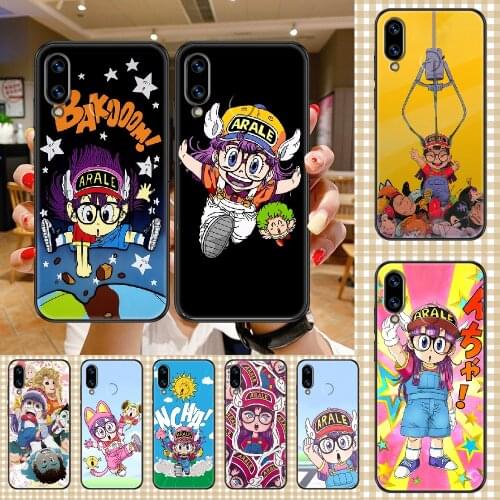 Cute Dr.Slump Arale Phone case For Huawei Honor 6 7 8 9 10 10i 20 A C X Lite Pro Play black silicone prime pretty cover trend