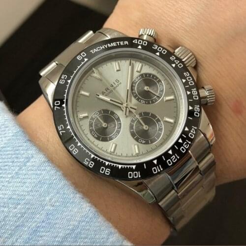 Mens sport wrist watches,men chronograph watch PARNIS man quartz wristwatch military waterproof clock sapphire relogio masculino