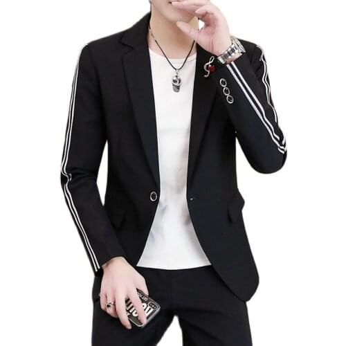 2021 New Mens Suit Suit Slim Body Korean Version Small Suit Fashion High Quality Leisure Business Suit Mens Coat Trend XXXL