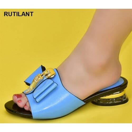 New Fashion Women Summer Autumn Skid-proof Square Toe Shoe Ladies Slippers Sexy Women Shoes Sandals Female Wedding Party Pumps