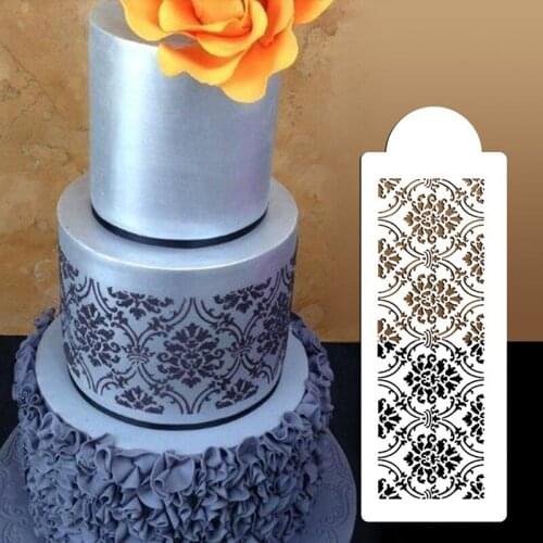 New Plastic Cookie Cake Stencil Fondant Tool Decoration for Cake Wedding Flower Easily operate and save your time