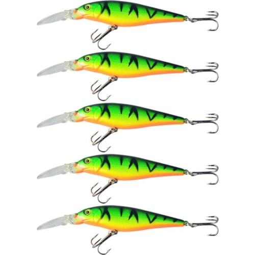 Balight 13cm 10g Floating Minnow Sea Fishing Lure Wobbler Rattle Sound Hard Bait Artificial Jerkbait Crankbait for Pike Trout