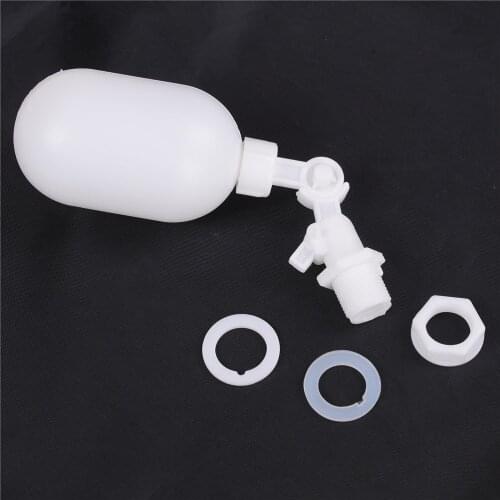 1/4 inches inlet White Plastic Adjustable Auto Fill Float Ball Valve Water Control Switch For Water Tower Water Tank