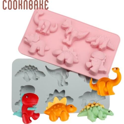 Silicone mold for cake pastry dinosaur handmade soap resin mould jelly pudding bread cake baking tool DIY cake decorating