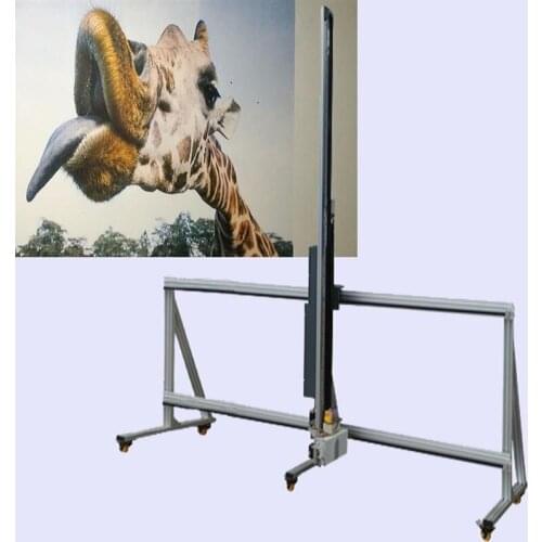 Outdoor 3D Wall Mural Printer Vertical Direct To Wall Inkjet Printer