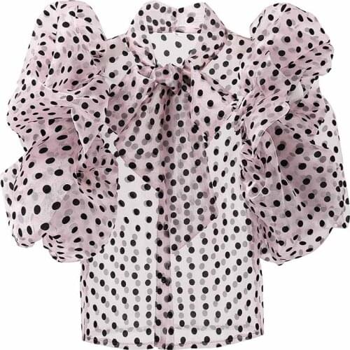 Блузки в горошек WENYINFLOWER China At AliExpress