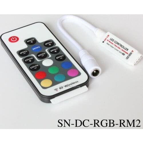 10 Sets a lot, LED mini RF RGB Controller, Rated output current: 2A*3CH, Peak: 4A*3CH