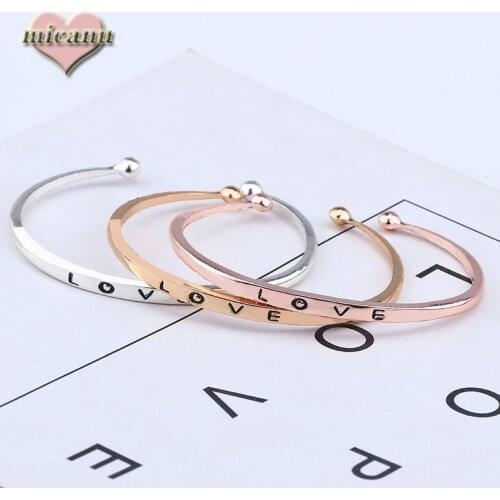 2020Bangles Love Kpop AdjustableDesigner Nomination Cadeau Femme Ofertas Con Envio Gratis Pulseira Masculina Charms Feminina 202
