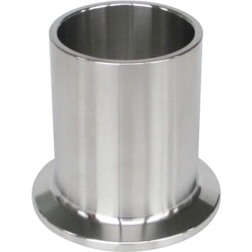 3/4'' 1'' 1.5'' 2'' 3'' 4'' SS304 Stainless Steel Tri Clamp Long Weld On Ferrule Welding Pipe