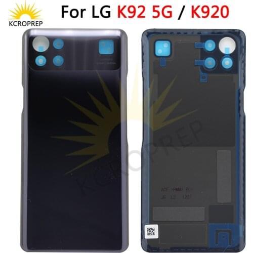 Battery Cover For LG K92 5G Back housing Battery Cover Rear Door Case For LG K92 LMK920 LM-K920 battery door
