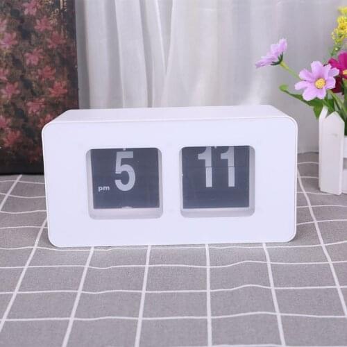 Big sale Retro Flip Classic Stylish Desk Auto Modern Wall Clock