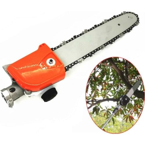 High Branches Chain Saw Lawn Weeder/Mower/Hedge Accessories Brush Cutter Parts 10"/12" Gear Head Gearbox Tree Pole Chainsaw