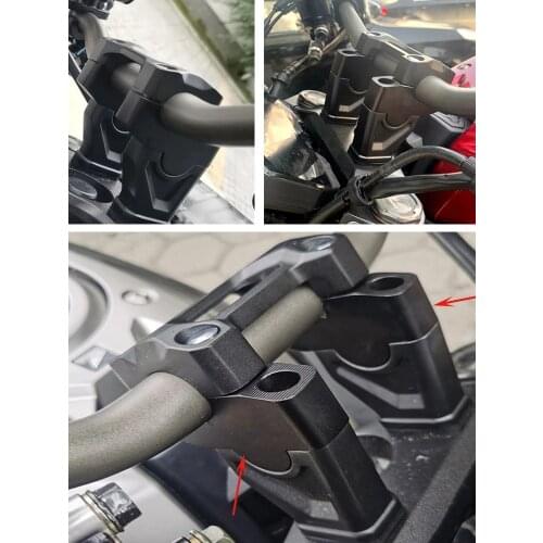 CRF 1100 1000 L For HONDA CB650R CB1000R CRF1000L CRF1100L Africa Twin Handle Bar Riser Clamp Extend Handlebar Adapter Mount