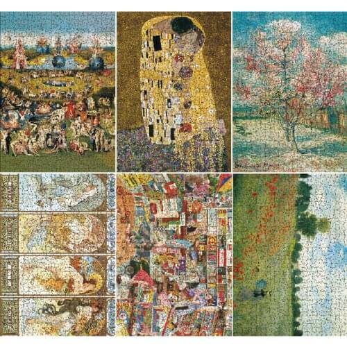 Wooden Painting Puzzle 1000 Pieces Unique Art Adult Puzzle Logic Game Camping Mass Effect Rompecabezas Jigsaw Puzzle AC50PZ