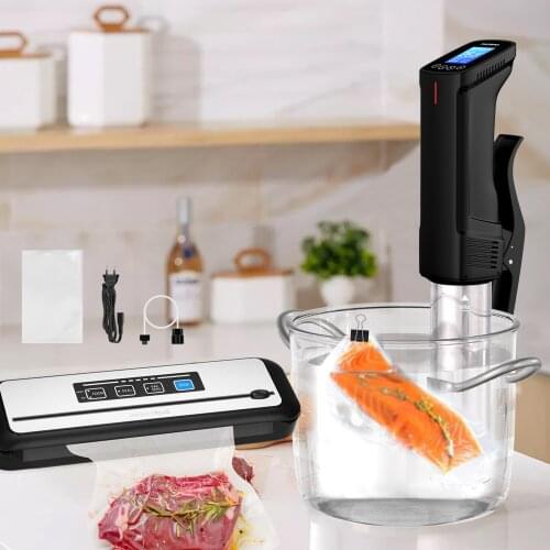 Inkbird Combo Sales! Home Cooking Appliance WIFI Sous Vide Vacuum Sealer+Vacuum Sealer Sealing Machine for Household Commercial
