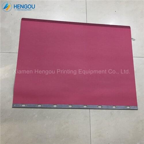 1 Piece red cylinder jackets for Hengoucn SM74 printing machine PM74 Transfer Jacket Plus size 750x550x0.35mm washable