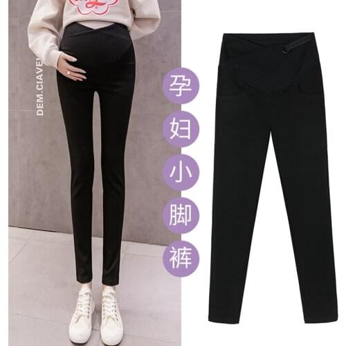 Cross v waist low belly Pregnant womens leggings spring and autumn waist support pants casual outer wear leggings tide mom pant