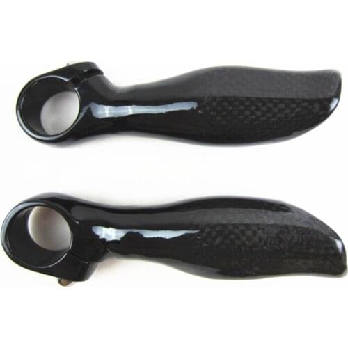 No logo Small Auxiliary Handlebar Mountain road bicycle bike full carbon fibre fiber Auxiliary handlebar bar ends end BE11