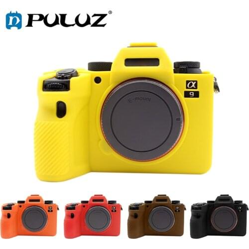 PULUZ Soft Silicone Rubber Camera Protective Body Cover Skin Case For Sony ILCE-9M2/ Alpha 9 II / A92 Camera Bag Housing Cover