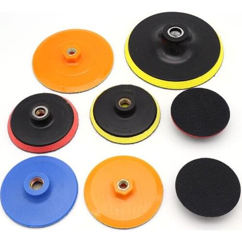 1PCS Flocking Sandpaper Sucker Pad M10 M14 M16 Self-adhesion Sanding Disc Backing Power Sander Parts Polishing Suction Cup