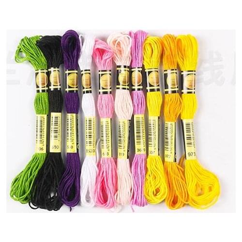 Cxc threads DIY DMC 340-433 Embroidery Floss Embroidery Threads 10PCS/lot 8M Cross-stitch kit Cross stitch Floss Kits 2