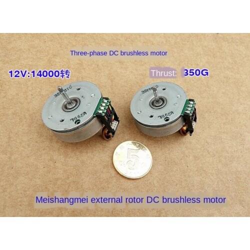 New [Imported] Beauty on Nine Pole Coil Three-Phase External Rotor Micro DC Brushless Motor