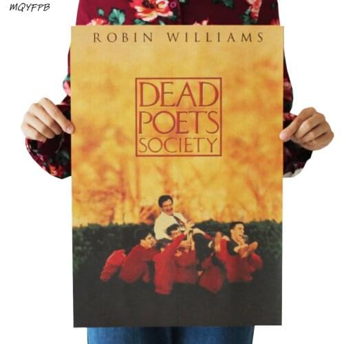 Movie Dead Poets Society Kraft Paper Poster Home Room Wall Decoration Painting 50.5x35cm