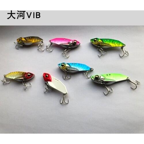 Dahelu sub lure VIB fishing lure 1Pcs 5g 10g 15g Bass perch tip killer rattlesnake lua lure package copper