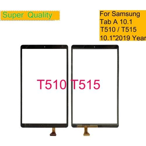 10Pcs/Lot For Samsung Galaxy Tab A 10.1 2019 T510 T515 Touch Screen Digitizer Panel Sensor Tablet Front Outer LCD Glass