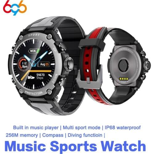 DK10 Smart Watch IP68 Waterproof, Sport Band Fitness Tracker Bracelet Bluetooth Smartwatch Diving, Compass Altitude Mearsurement
