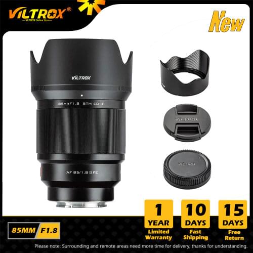 VILTROX 85mm F1.8 Mark II STM Fixed focus X mount Auto Focus AF Portrait Prime Lens for Fujifilm Fuji Lens FX-mount Camera Lens